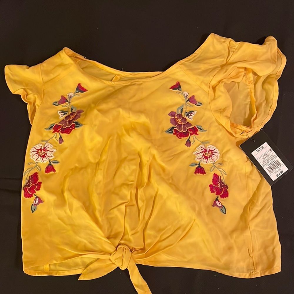 Girls Yellow Tee
